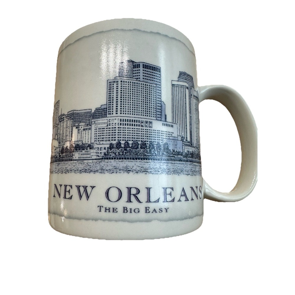 Starbucks New Orleans Architecture Series 18 oz Coffee Mug Cup 2007